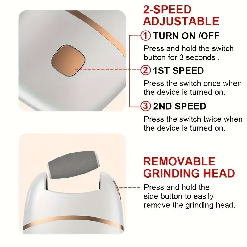 Electric Rechargeable Foot File