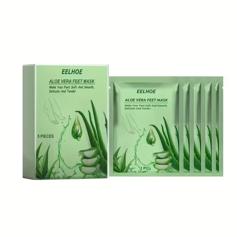 5pcs Aloe Vera Foot Mask Set