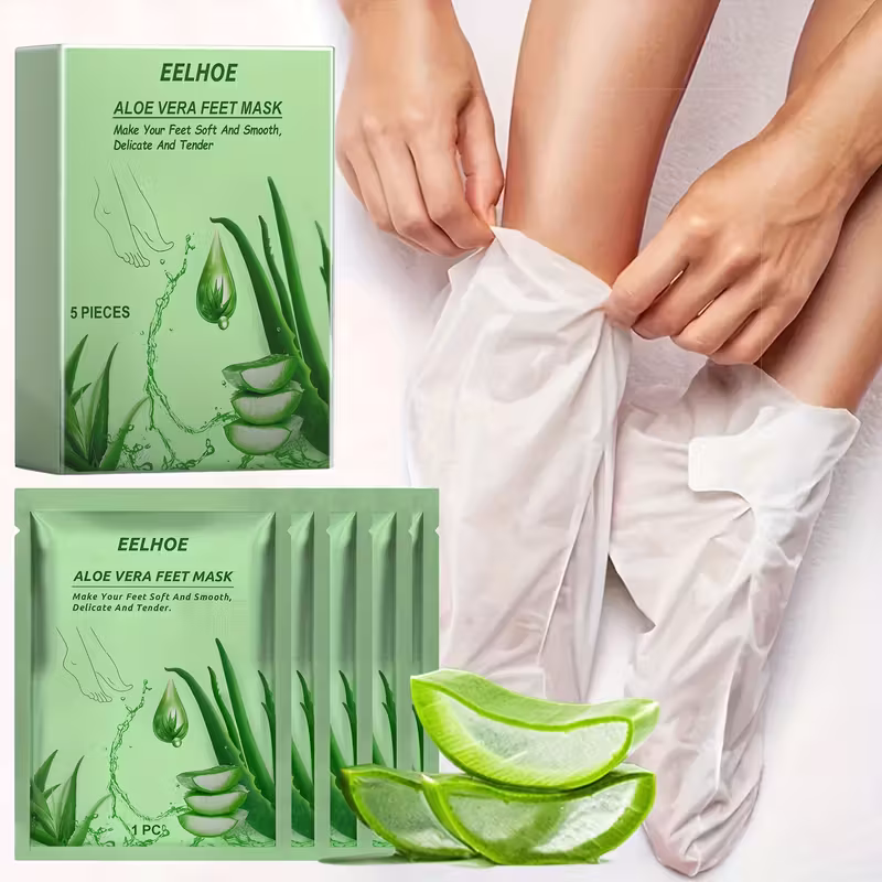 5pcs Aloe Vera Foot Mask Set