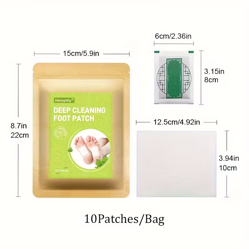 10pcs Natural Herbal Foot Patch