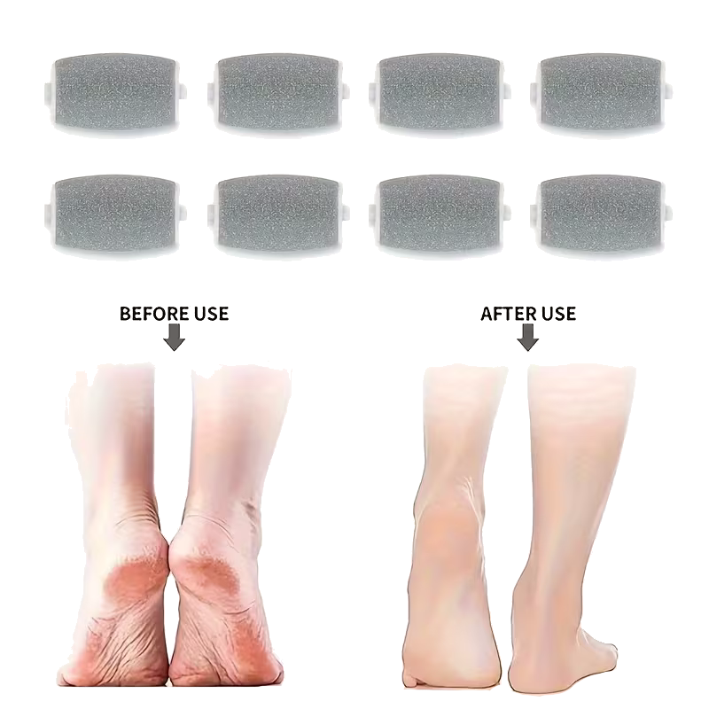 Multiple Foot Scrubber Replacement Roller Set