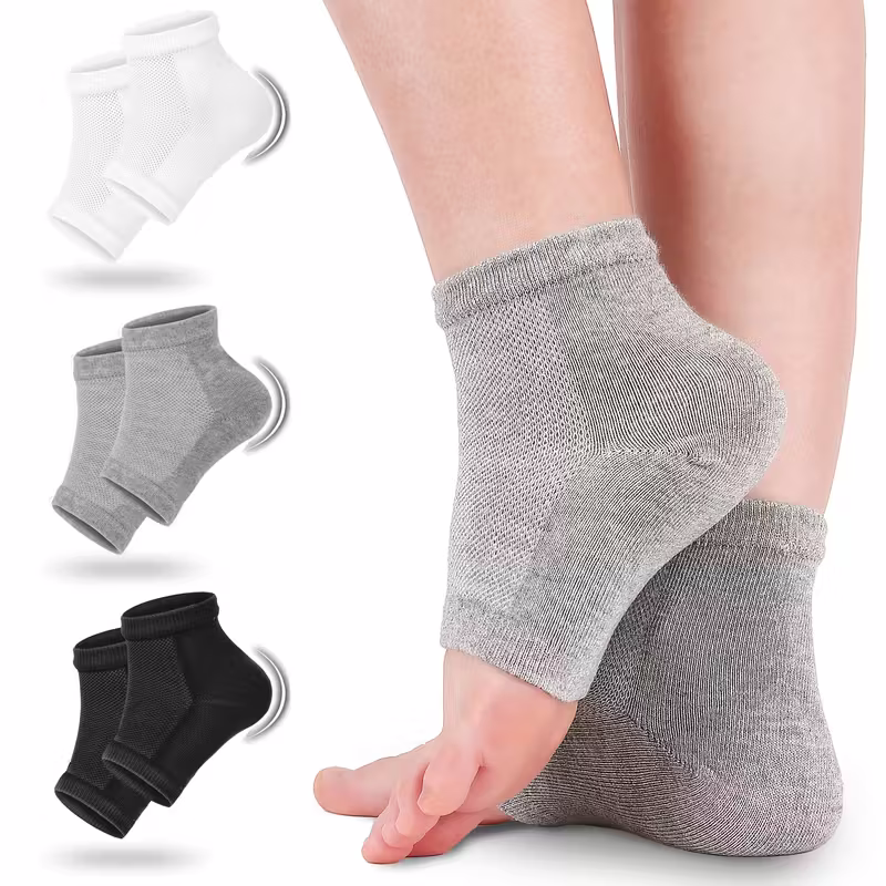 3 Pairs Moisturizing Heel Socks